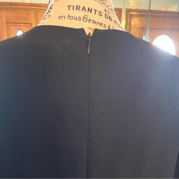 TAMOTSU NEW YORK LONG SLEEVE CLASSIC BLACK DRESS - Picture 5 of 9